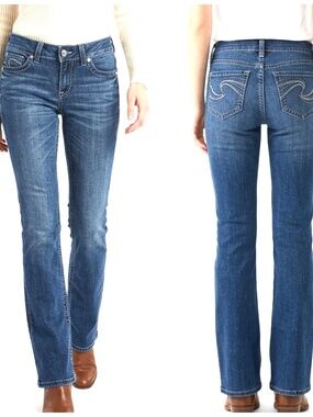 ARIAT • R.E.A.L. Denim Bootcut Jeans Medium Wash Western Cowgirl 28R